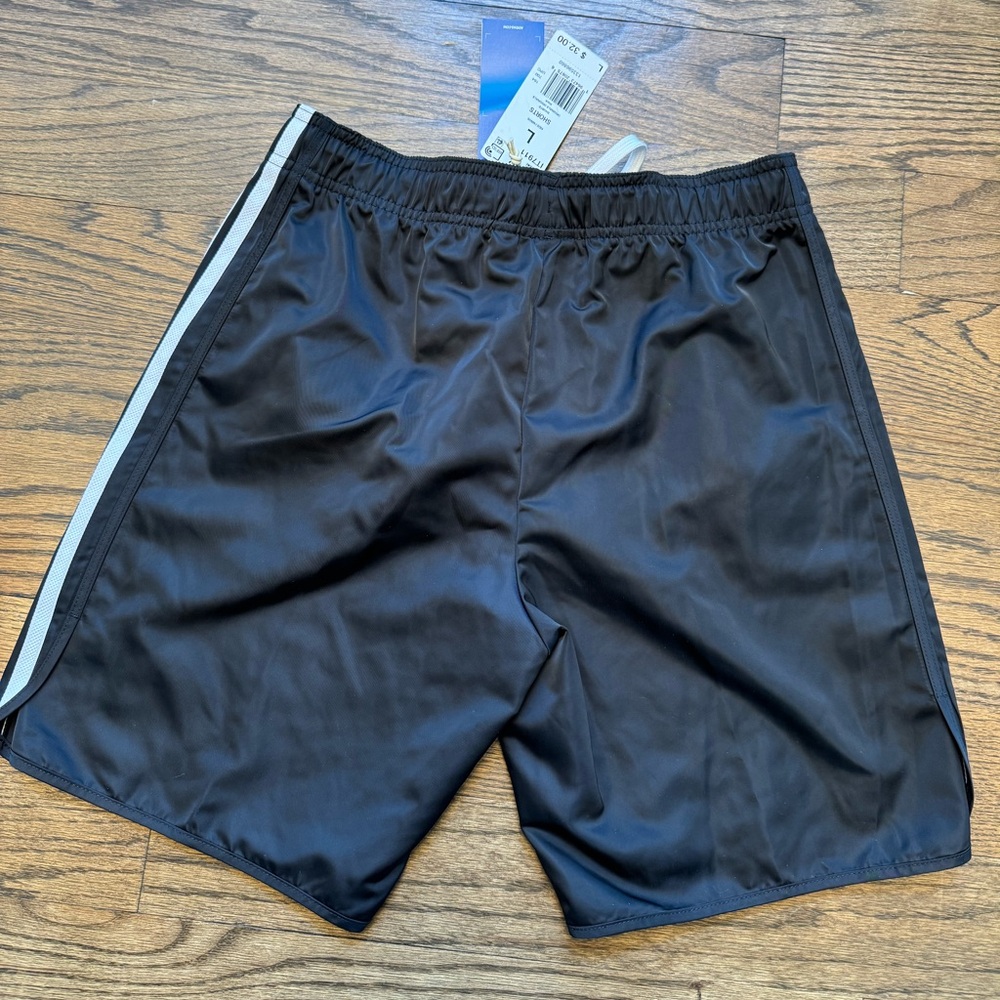 adidas Black Kids' Adicolor Shorts, Size Small/Medium/Large, NWT - Picture 5 of 7